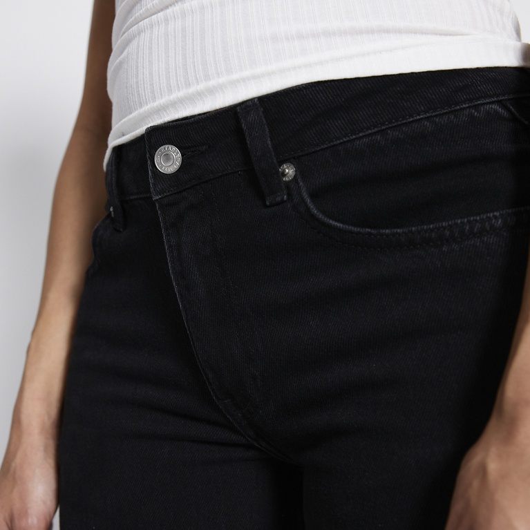 Mid waist wide jeans "Optiwide" Black Used